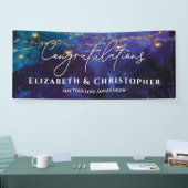 Gefeliciteerd Rustic Tea Lights Verloving Spandoek (Beurs)