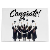 Gefeliciteerd School Afgestudeerden Groot Cadeauzakje (Voorkant)