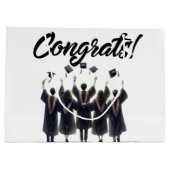 Gefeliciteerd School Afgestudeerden Groot Cadeauzakje (Achterkant)