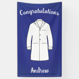 Gefeliciteerd School of Medicine White Coat Spandoek