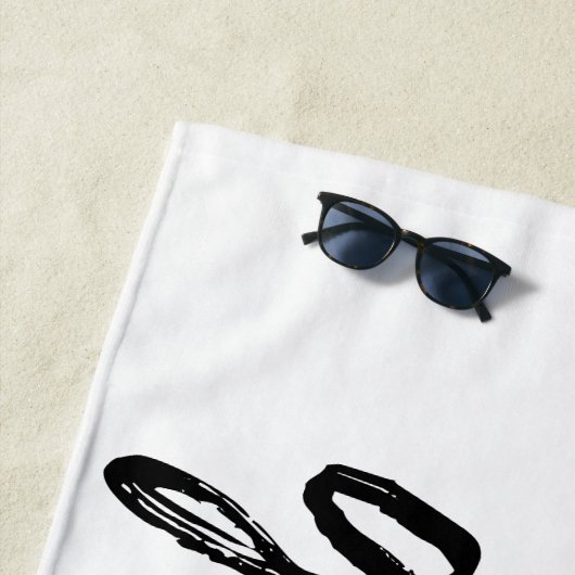 Gefeliciteerd Senior 3 Foto voor Afstuderen Strandlaken (In situ)