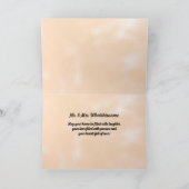 Gefeliciteerd Sepia Bride en Groom Kaart (Binnen)