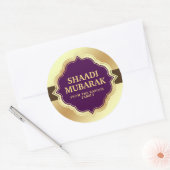 Gefeliciteerd Shaadi Mubarak Sticker (Envelop)