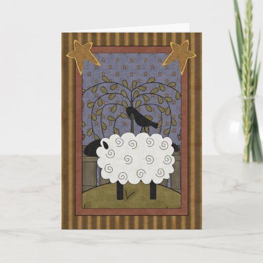 Gefeliciteerd Sheep & Raven Kaart (Voorkant)