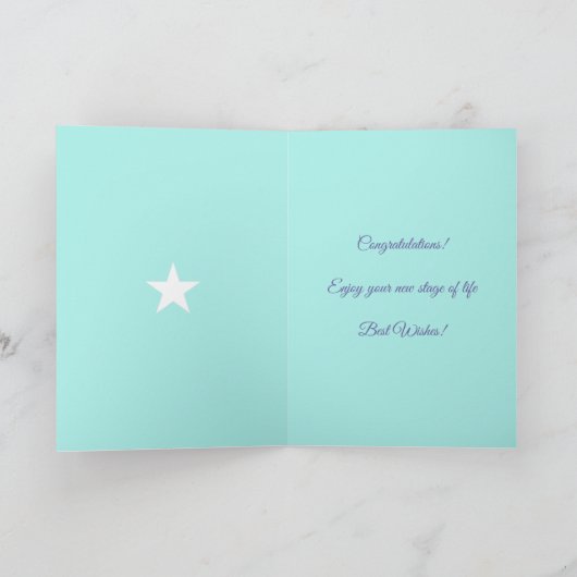 Gefeliciteerd Shine Bright Kaart (Binnen)