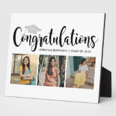 Gefeliciteerd Silver 3 Photo 2025 Afstuderen Fotoplaat (Zijkant)