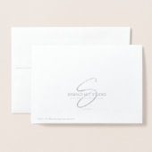 Gefeliciteerd Silver Foil Kaart (Met envelop)