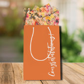 Gefeliciteerd Sinaasappel Medium Cadeauzakje