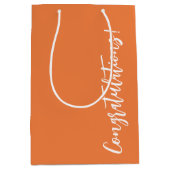 Gefeliciteerd Sinaasappels Medium Cadeauzakje (Voorkant)
