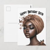 Gefeliciteerd Sista zwarte meisje magie melanine k Briefkaart (Voorkant / Achterkant)