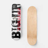 GEFELICITEERD Skateboard (Voorkant)