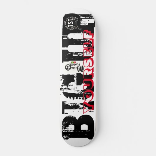 GEFELICITEERD Skateboard (Voorkant)