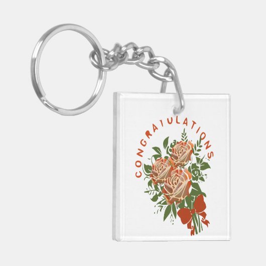 Gefeliciteerd Sleutelhanger (Voorkant Links)