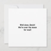 Gefeliciteerd Slimme Pijp Grappige Kat Cartoon Kaart (Achterkant)