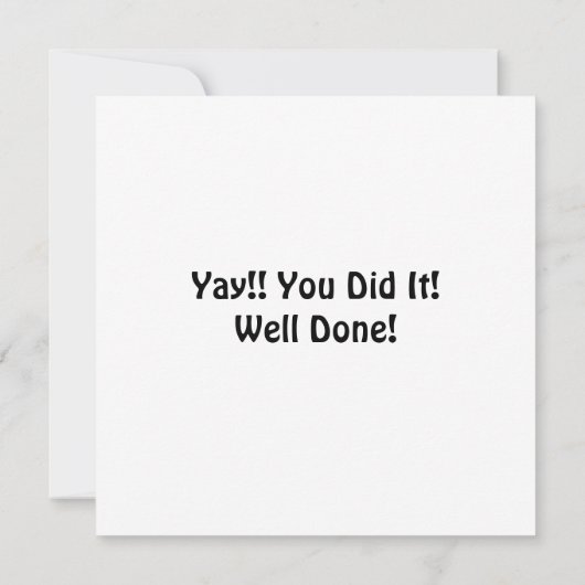 Gefeliciteerd Smarty Pants Text Hearts Exam Black (Achterkant)