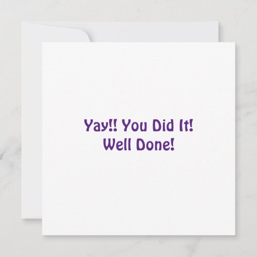 Gefeliciteerd Smarty Pants Text Hearts Exam Paars (Achterkant)