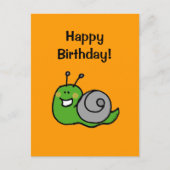 Gefeliciteerd! (snail) briefkaart (Voorkant)