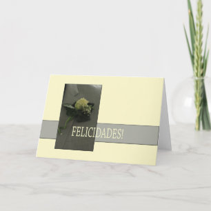 Gefeliciteerd Spaanse bruiloft Kaart
