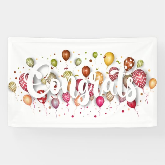 Gefeliciteerd Spandoek (Horizontaal)