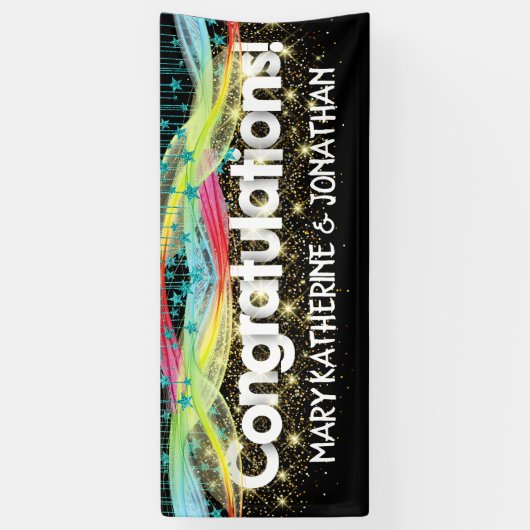 Gefeliciteerd Spandoek (Verticaal)