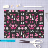 Gefeliciteerd Stalk Delivery Twin Girls Tissuepapier (Craft)