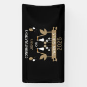 Gefeliciteerd Stalk levering van tweeling Spandoek (Verticaal)