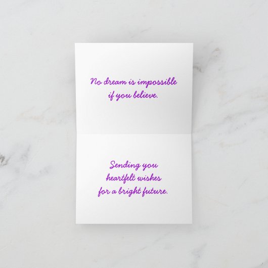 Gefeliciteerd Starfield Kaart (Binnen)