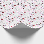 Gefeliciteerd Stars en Ribbons Cadeaupapier (Hoek)