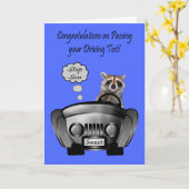 Gefeliciteerd, Step Son, rijexamen Kaart (Gele Bloem)