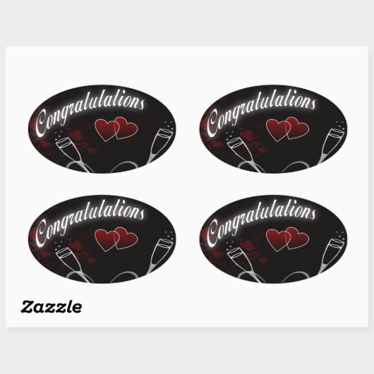 Gefeliciteerd Sticker (Vel)