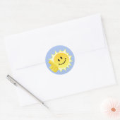 Gefeliciteerd_Sticker Ronde Sticker (Envelop)