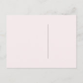 Gefeliciteerd! Stof Roze Borstel Script Briefkaart (Achterkant)