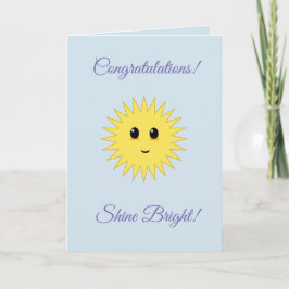 Gefeliciteerd, straal helder kaart