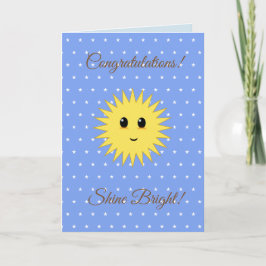Gefeliciteerd, straal helder kaart