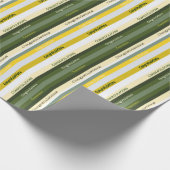 Gefeliciteerd Stripe Paper Gift Wrap Cadeaupapier (Hoek)