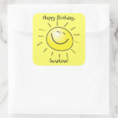 Gefeliciteerd, Sunshine! Sticker (Tas)