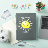 Gefeliciteerd, Sunshine! Sticker (iPad Cover)