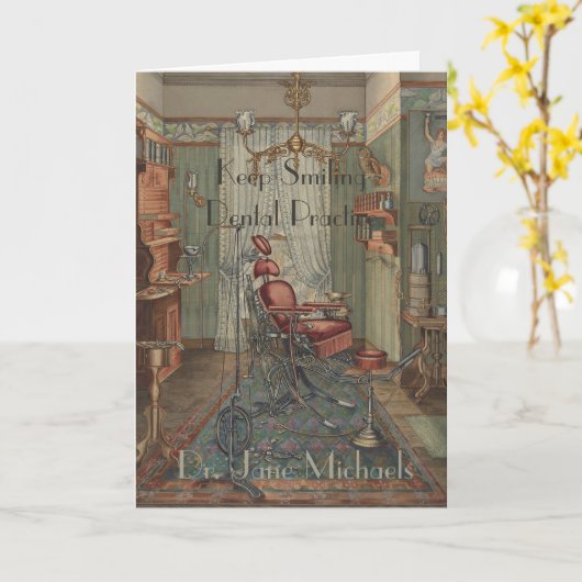Gefeliciteerd tandarts praktijk Waterverf Kaart (Gele Bloem)