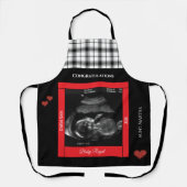 Gefeliciteerd tante Sonogram Baby komt eraan Schort (Voorkant)