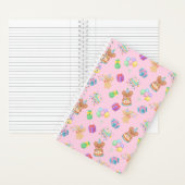 Gefeliciteerd Teddybeer Roze Notitieboek (Binnen)