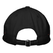 Gefeliciteerd Tekst naam Threads Chino Twill-Pet Geborduurde Pet (Achterkant)
