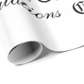 Gefeliciteerd tekstomloop papier (Rol Hoek)