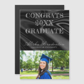 Gefeliciteerd Thin Magnetic Afstuderen Kaart Magnetische Uitnodiging (Voorkant / Achterkant)