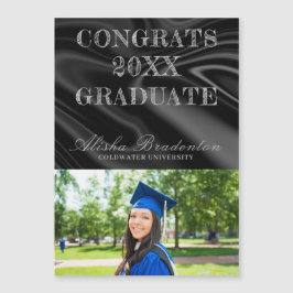Gefeliciteerd Thin Magnetic Afstuderen Kaart Magnetische Uitnodiging