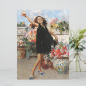 Gefeliciteerd Toast (door Vincenzo Irolli) Feestdagenkaart (Staand voorkant)