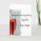 Gefeliciteerd Toast Kaart (Achterkant)