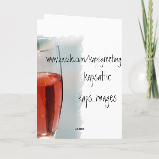 Gefeliciteerd Toast Kaart (Achterkant)