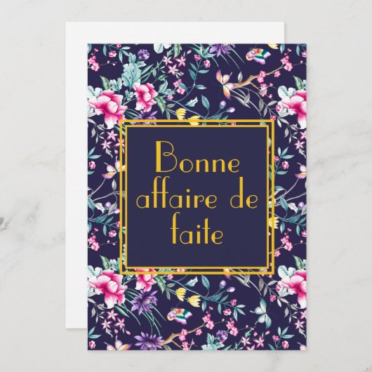 Gefeliciteerd / troost wenskaart feestdagenkaart (Voorkant / Achterkant)