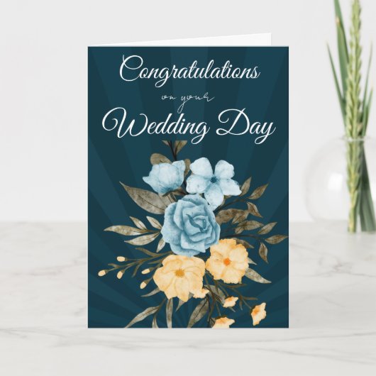 Gefeliciteerd trouwdag kaart (Voorkant)