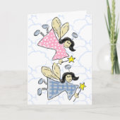 Gefeliciteerd tweeling kaart (Voorkant)